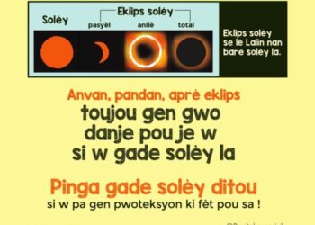 Éclipse solaire du 8 avril 2024 : la Société haïtienne d'ophtalmologie recommande de ne pas fixer le soleil