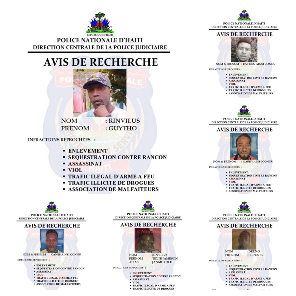 Alfredo Antoine, Nenel Cassy et plusieurs autres individus recherchés par la Police 3 20250219 020235 COLLAGE Alfredo Antoine, Nenel Cassy et plusieurs autres individus recherchés par la Police