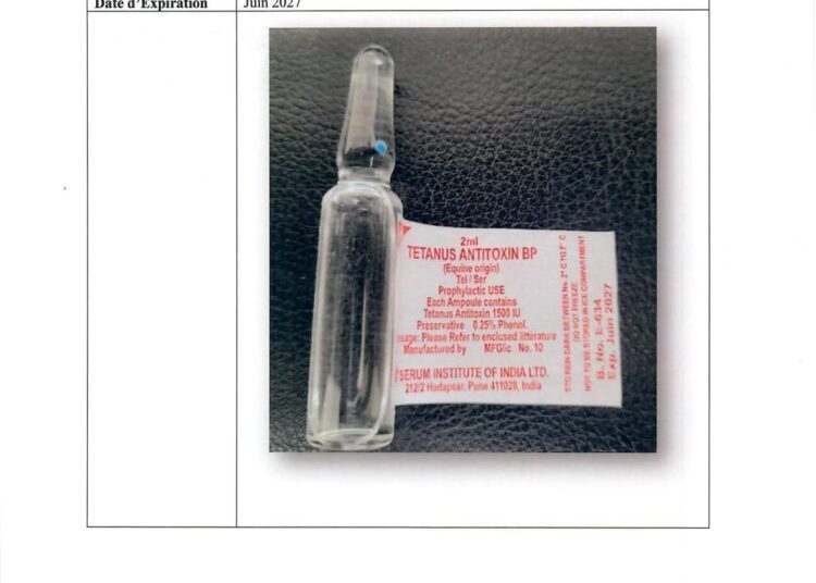 Alerte sanitaire : un médicament contrefait en circulation en Haïti, le MSPP appelle à la vigilance 1 Alerte sanitaire : un médicament contrefait en circulation en Haïti, le MSPP appelle à la vigilance