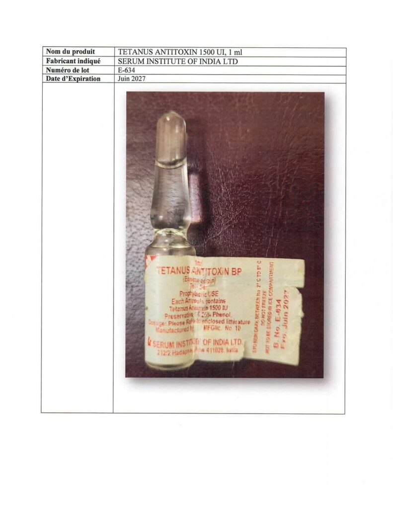 Alerte sanitaire : un médicament contrefait en circulation en Haïti, le MSPP appelle à la vigilance 2 FB IMG 1739372608989 Alerte sanitaire : un médicament contrefait en circulation en Haïti, le MSPP appelle à la vigilance