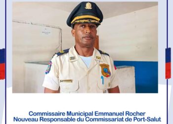 Le Commissaire Municipal Emmanuel Rocher installé à la tête du Commissariat de Port-Salut