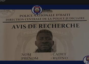 La DCPJ émet un avis de recherche contre le policier Cadet Rudno