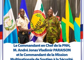 Le nouveau Directeur Général de la PNH en visite à la base de la MMAS