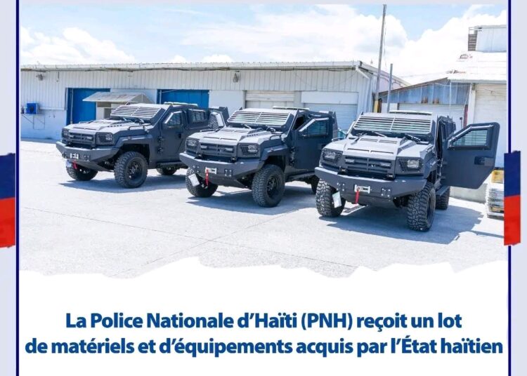 De nouveaux matériels et équipements sont arrivés pour la PNH 1 1757216901140 De nouveaux matériels et équipements sont arrivés pour la PNH
