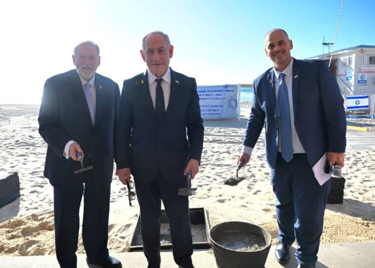 Israël : Pose de la première pierre d’une promenade qui portera le nom de Trump 1 Israël : Pose de la première pierre d’une promenade qui portera le nom de Trump