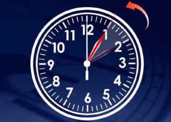 L’heure nationale reculera de 60 minutes