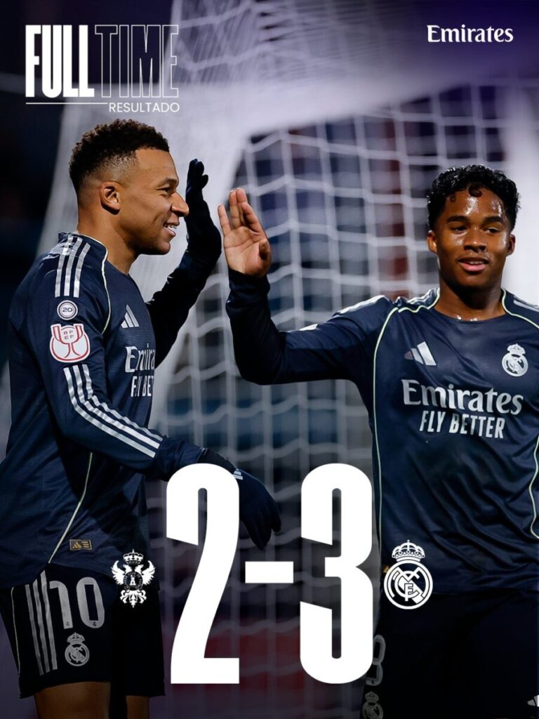 20251217 210140 1 Le Real Madrid se qualifie pour les huitièmes de finale de la Coupe du Roi