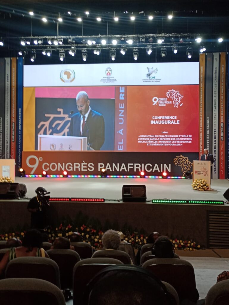 IMG 20251210 WA0036 9e Congrès Panafricain : Fritz Deshommes porte la voix d'Haïti