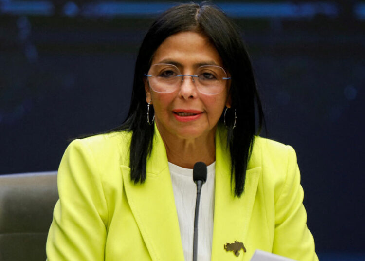 Delcy Rodríguez, présidente par intérim du Venezuela 1 Delcy Rodríguez, présidente par intérim du Venezuela