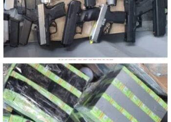 Importante saisie d’armes et de munitions, deux suspects interpellés