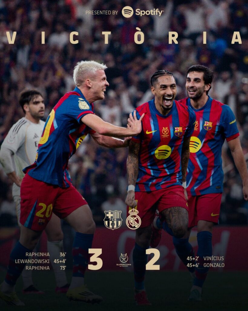 Le FC Barcelone remporte la Supercoupe d'Espagne au terme d'un Clasico spectaculaire 2 20260111 161722 Le FC Barcelone remporte la Supercoupe d'Espagne au terme d'un Clasico spectaculaire