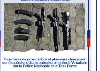 Arcahaie : plusieurs bandits mortellement blessés, des fusils saisis lors d'une opération policière