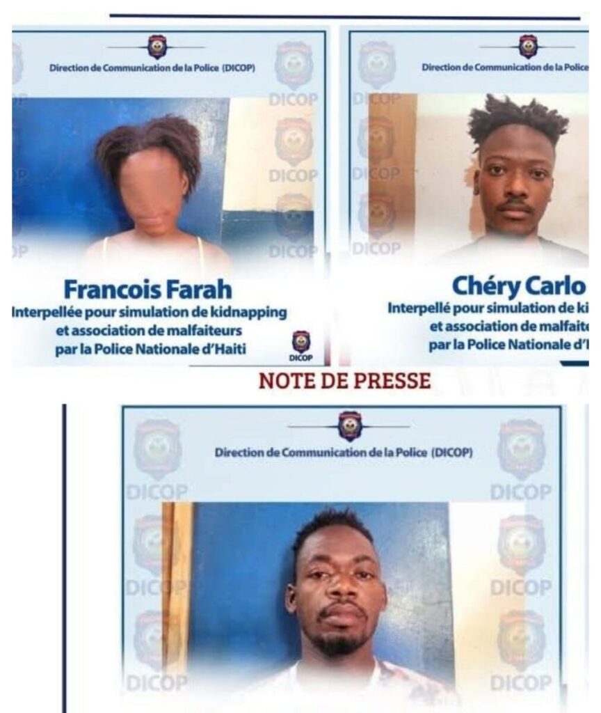 Trois personnes interpellées pour simulation de kidnapping 2 20260205 094012 COLLAGE Trois personnes interpellées pour simulation de kidnapping