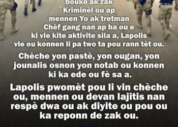 La PNH demande aux membres des gangs armés de « se repentir » et de « se rendre »