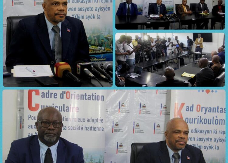 Le ministre de l'Éducation, Vijonet Déméro, dévoile ses priorités