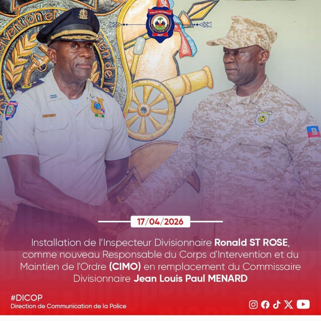 De nouveaux changements au sein de la Police nationale d'Haïti 3 FB IMG 1776470911190 De nouveaux changements au sein de la Police nationale d'Haïti