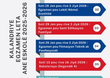 Calendrier des examens d&rsquo;État pour l’année scolaire 2025–2026