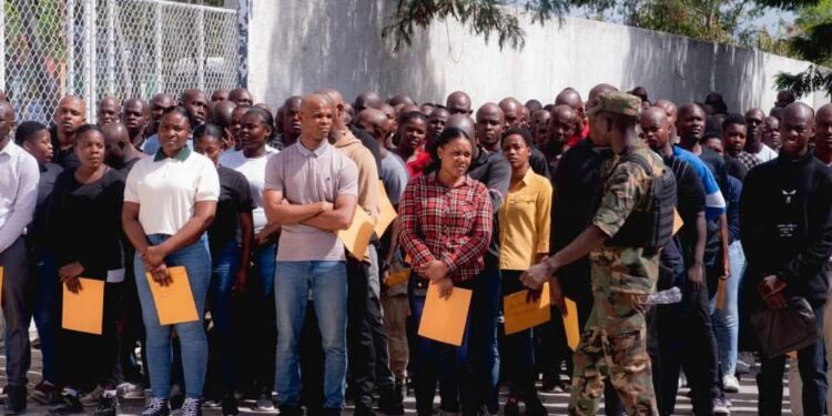 Renforcement des FAd'H : une nouvelle promotion entame sa formation militaire 2 Renforcement des FAd’H : une nouvelle promotion entame sa formation militaire