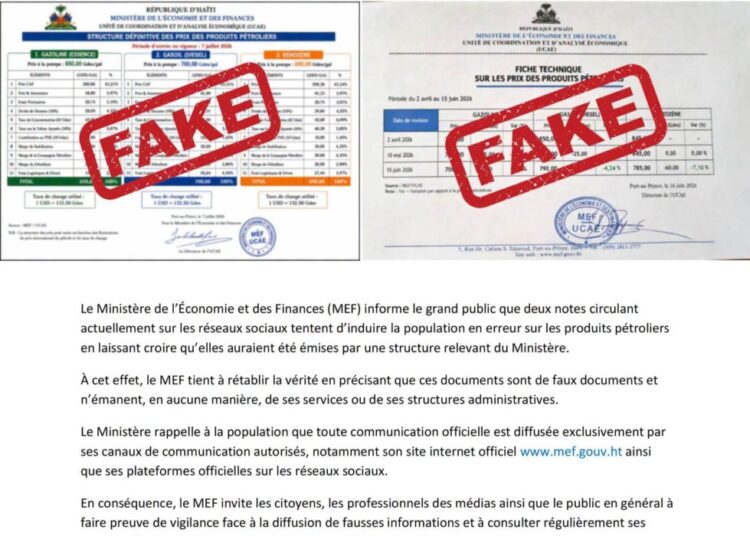 Le MEF met en garde contre de faux documents sur les produits pétroliers 1 FB IMG 1783809032956 Le MEF met en garde contre de faux documents sur les produits pétroliers