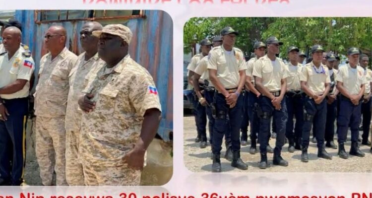 Le département des Nippes accueille 30 policiers de la 36e promotion de la PNH 1 FB IMG 17849268847752 Le département des Nippes accueille 30 policiers de la 36e promotion de la PNH