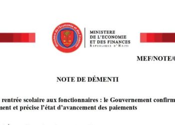 Le MEF dément les rumeurs et rassure les fonctionnaires publics sur la subvention scolaire