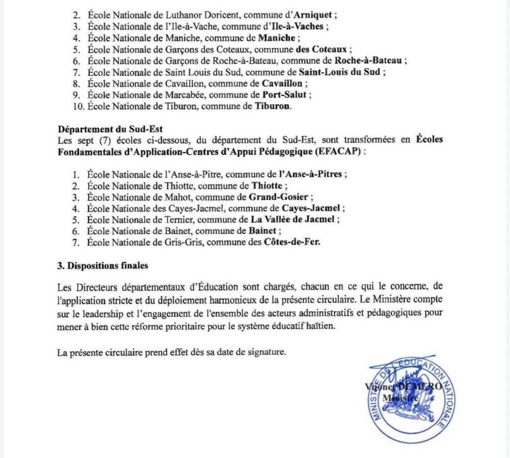 Le MENFP ordonne la transformation de 101 écoles publiques en EFACAP 5 FB IMG 1792780961248 edited Le MENFP ordonne la transformation de 101 écoles publiques en EFACAP